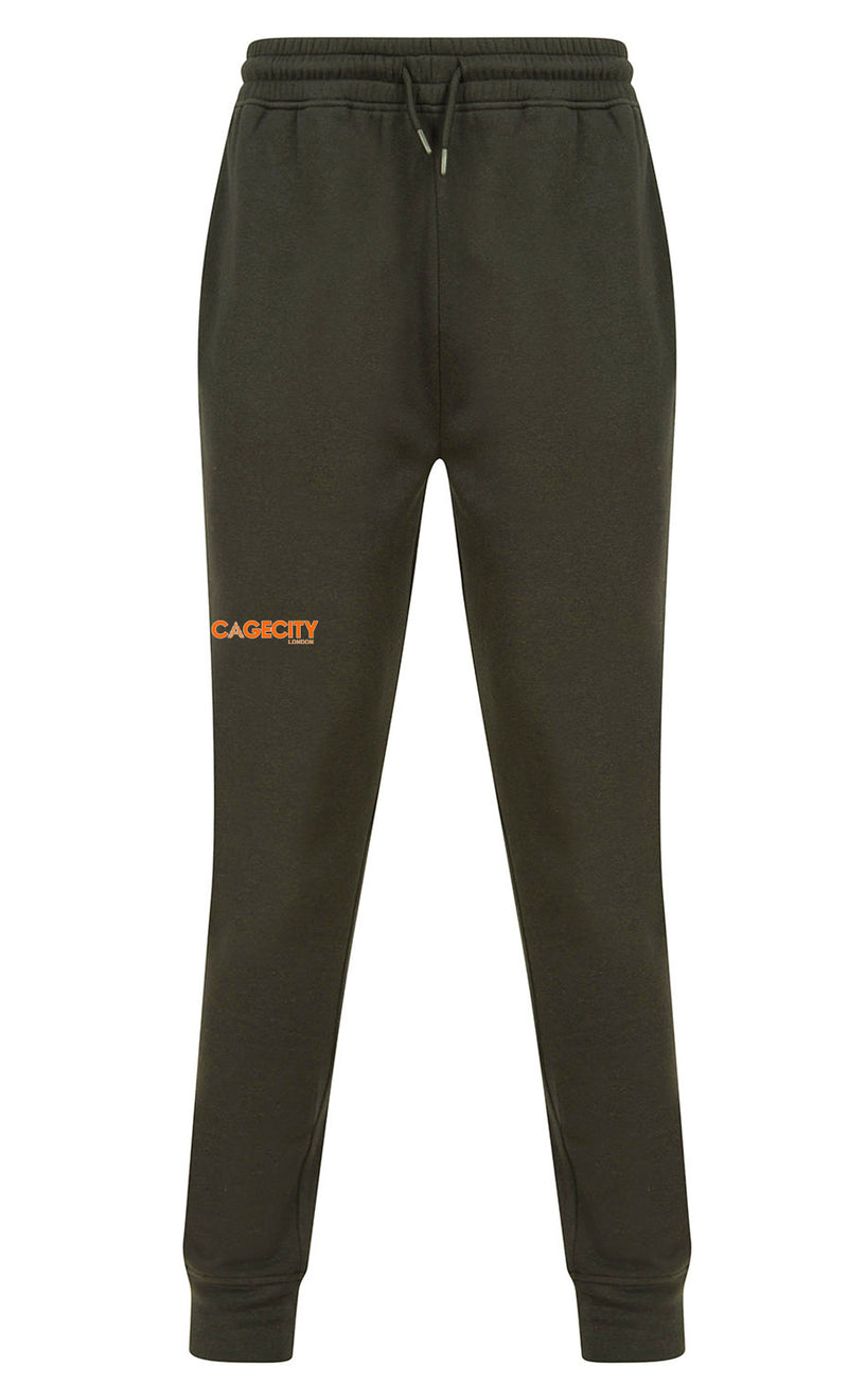 Olive Green Fitted Joggers