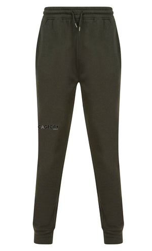 Olive Green Fitted Joggers