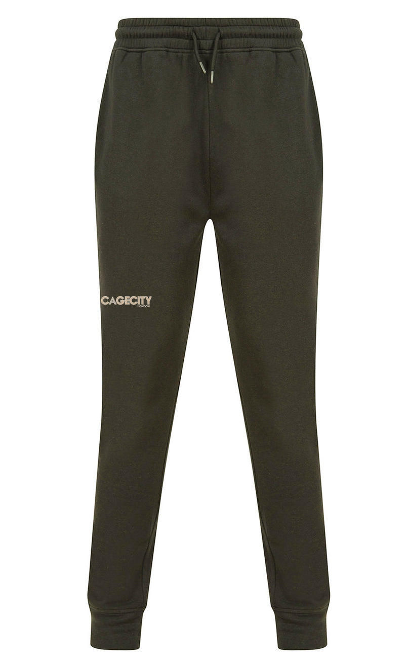 Olive Green Fitted Joggers