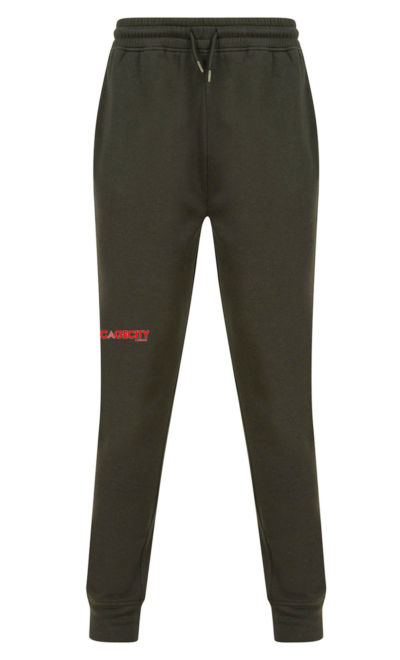 Olive Green Fitted Joggers