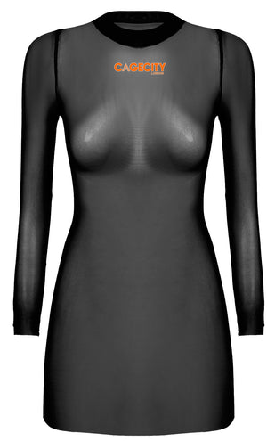Black Sheer/Mesh dress