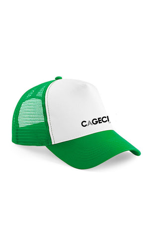 Green and White snapback