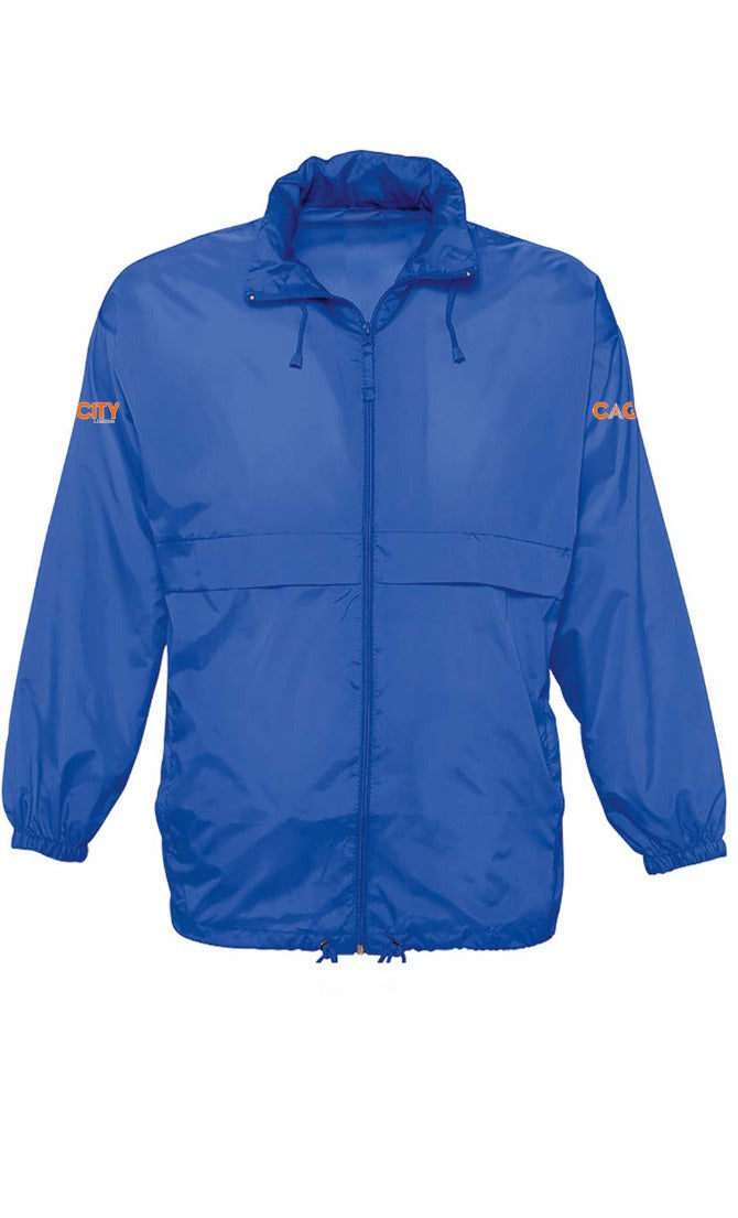 Electric Blue Windbreaker