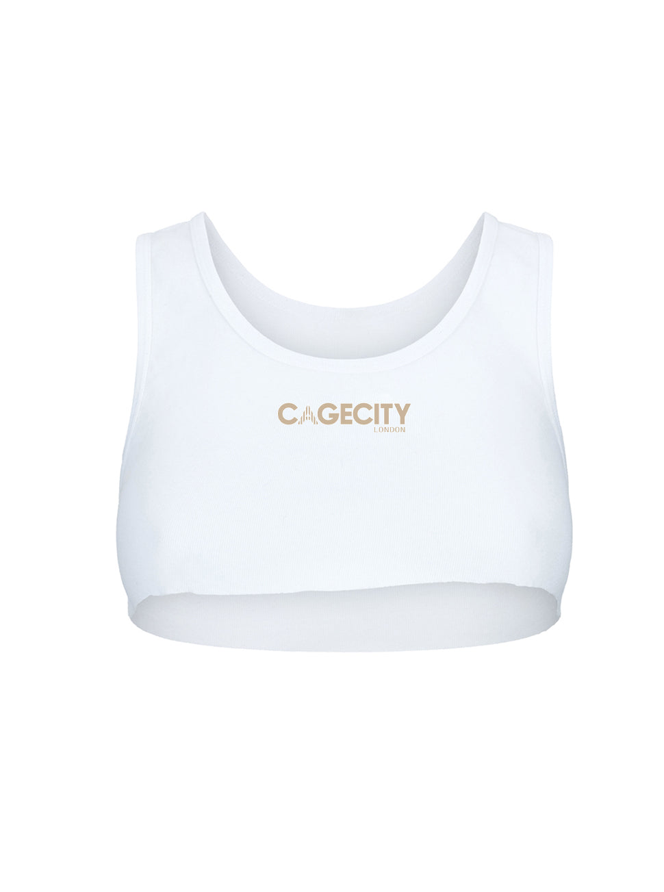 White Extreme Raw Cut Vest