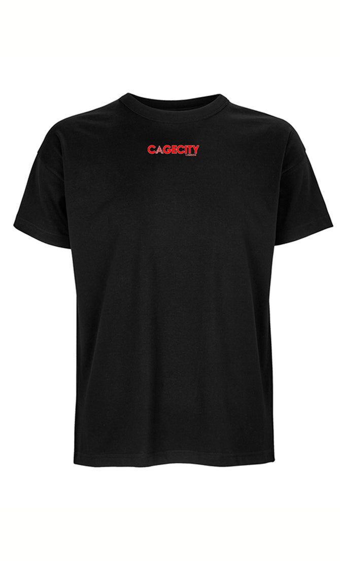 Black Boxy Tee