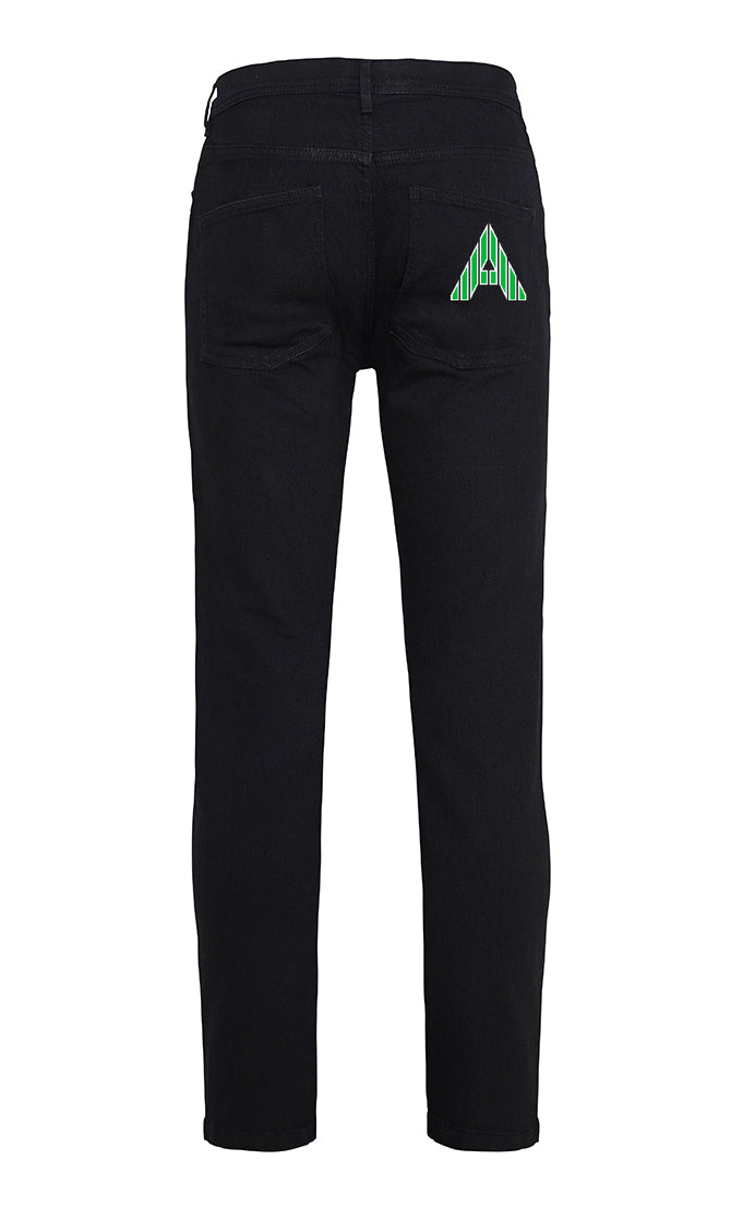 Black Jeans with A Logo