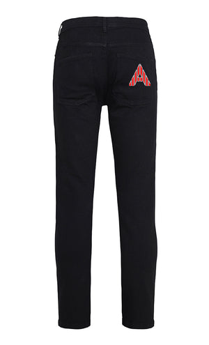 Black Jeans with A Logo