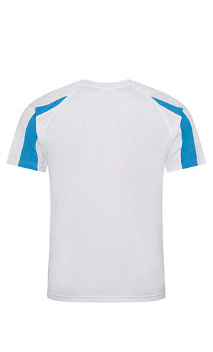 Blue & White Football Style T-shirt