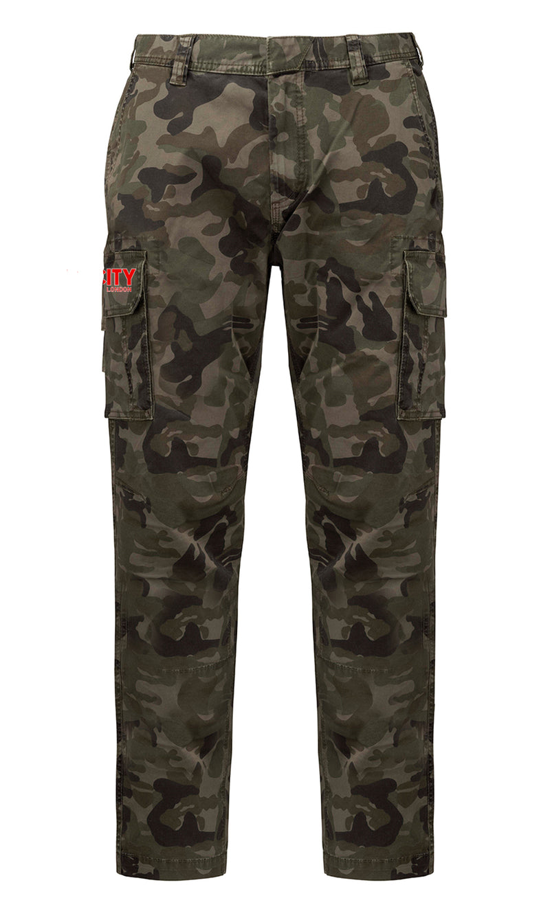 Camo Straight Fit Cargo Pants