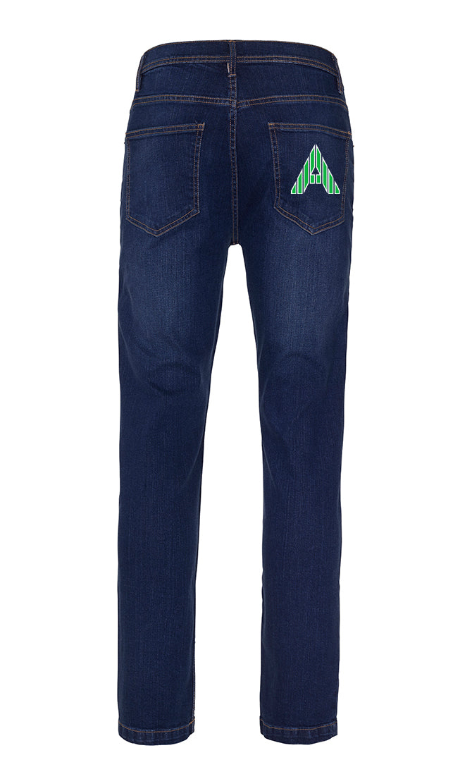 Darker Jeans with A Logo