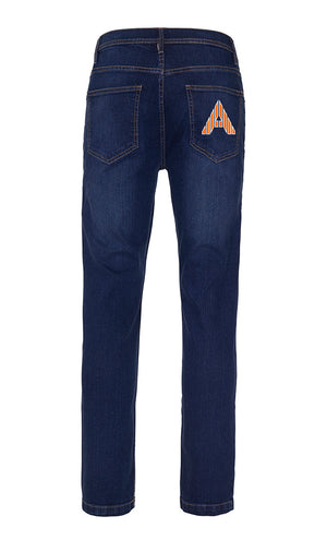 Darker Jeans with A Logo