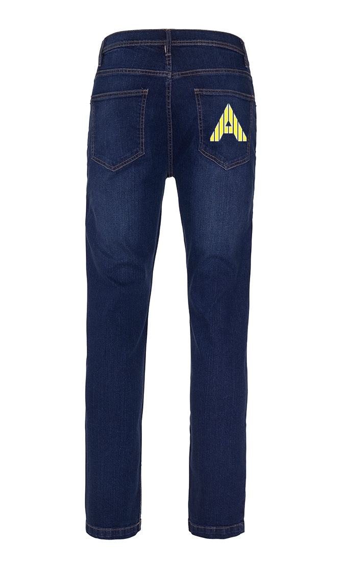 Darker Jeans with A Logo
