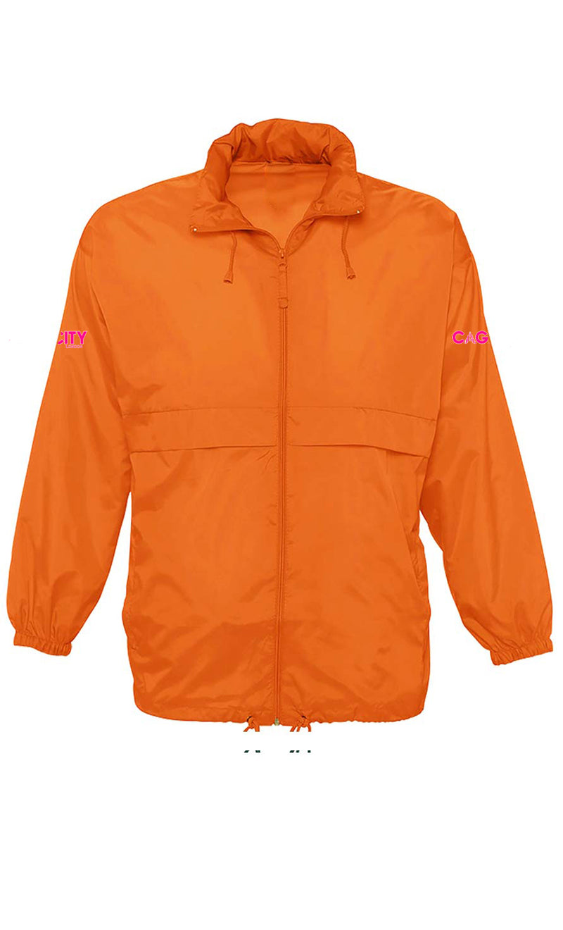 Orange Windbreaker
