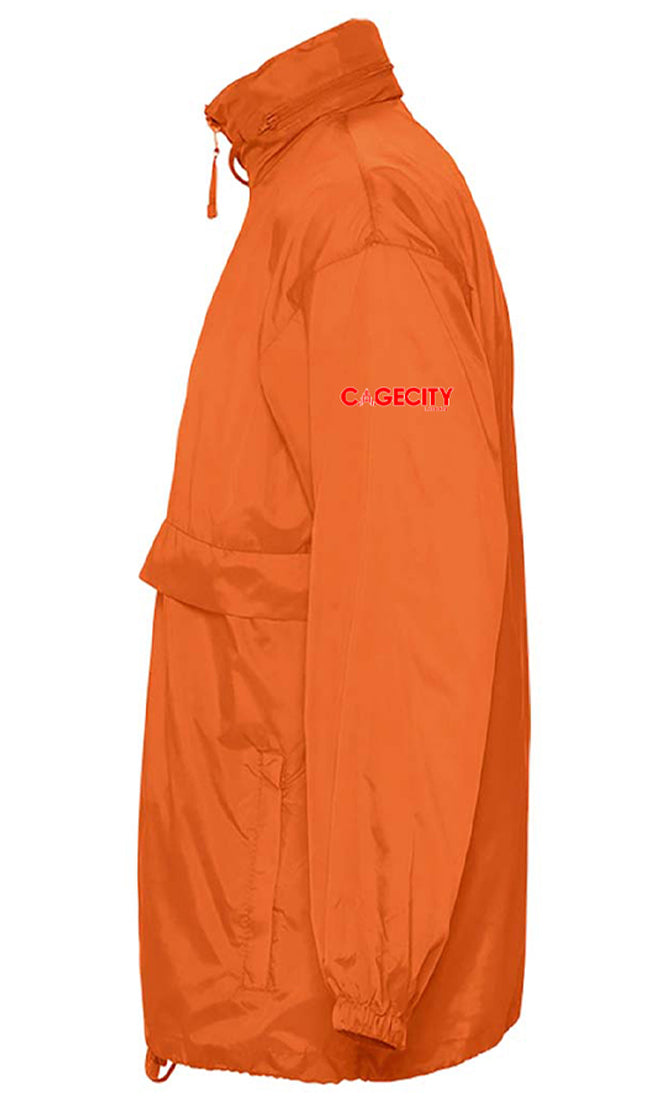 Orange Windbreaker