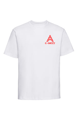 White T-shirt Logo Piece