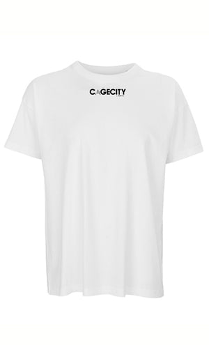 White Boxy Tee