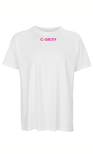 White Boxy Tee