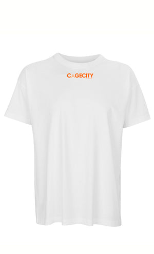 White Boxy Tee